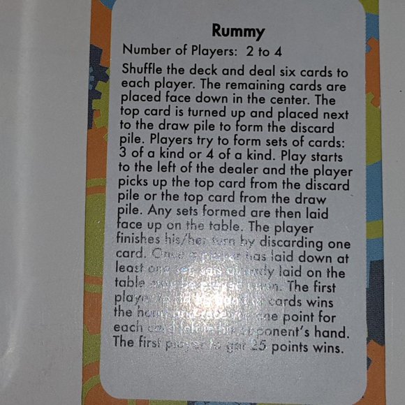 Mickey Mouse Clubhouse Mini Size Rummy Card Game *Damaged Box - Picture 4 of 12